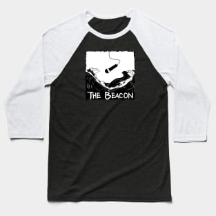 The Beacon - monochrome & tattered Baseball T-Shirt